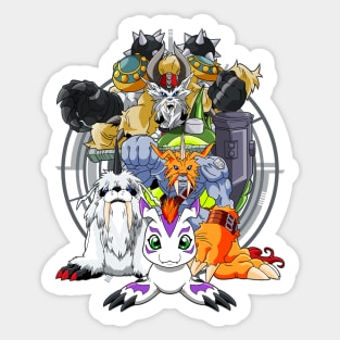 Gomamon Evolution Sticker